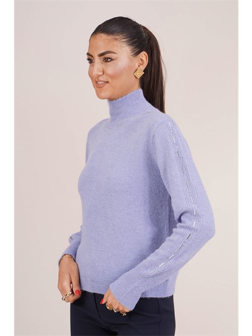 Maglia dolcevita Luckylu Milano | MA25PAPOWDER BLUE